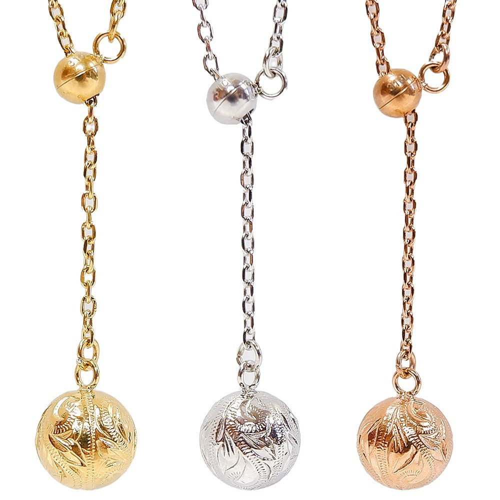 ハワイアンジュエリー ネックレス レディース Y字ネックレス サージカルステンレス 金属アレルギー対応