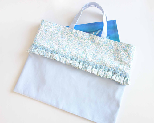 レッスンバッグ♡リバティ柄♡名入れ・イニシャル刺繍可♡レッスンバック レッスンバッグ|リバーシブル|リバティ|名入れ|刺繍|男の子