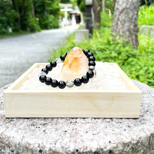 マイナスエネルギーから持ち主を守るブレスレット♪ブラックトルマリン