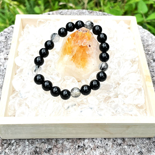 マイナスエネルギーから持ち主を守るブレスレット♪ブラックトルマリン