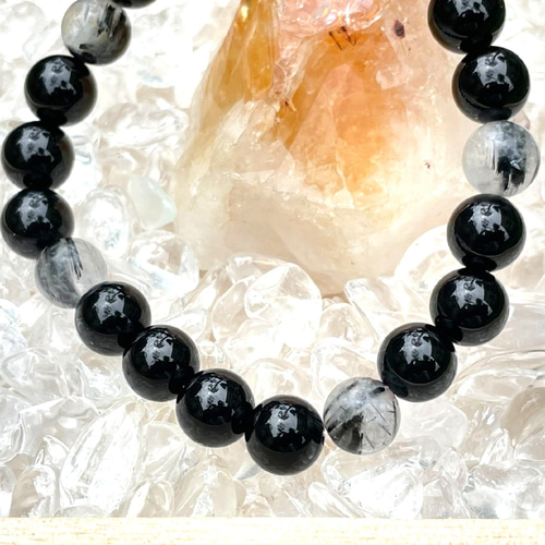 マイナスエネルギーから持ち主を守るブレスレット♪ブラックトルマリン