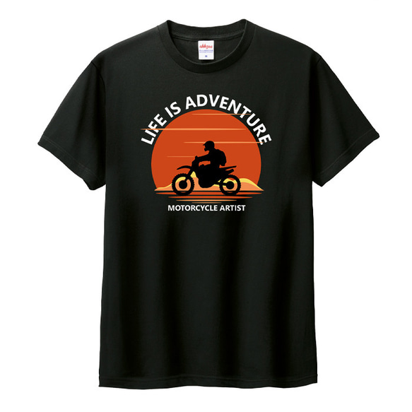 Tシャツ アドベンチャー バイク オフロード オートバイ ティシャツ 2枚目の画像