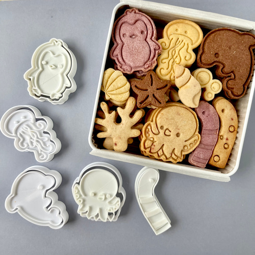 クッキー型】チンアナゴ⭐︎ニシキアナゴ 海の生き物 クッキー型 NICA