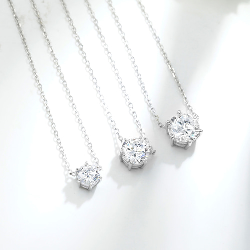 両吊り1石ネックレス 20230603-008（4週間発送） ネックレス  