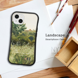 ランドスケープ/風景画 グリップケース iPhone 各シリーズ対応 スマホケース 1枚目の画像