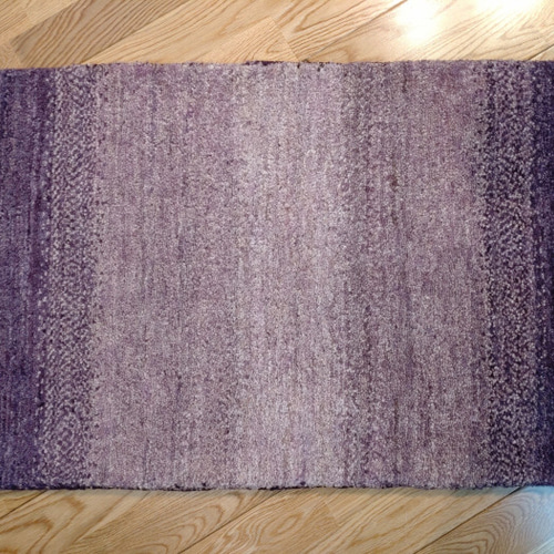 新品　手紡ぎ手織りラグ インド綿を使ったエスニック調の手織りラグマット 約 130×190 cm 1.5畳