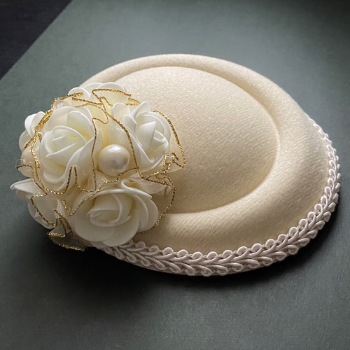 ウェディングハットトーク帽カクテルハット