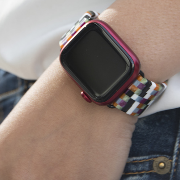 『エアバングル』モザイクカラー Apple Watch アップルウォッチ 6枚目の画像