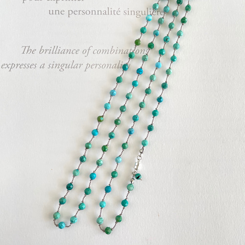 アンティーク　ターコイズネクレス　天然石 ロングネックレス 難あり　ー24 楽天市場】ターコイズ ロングネックレス トルコ石 天然石 ユキコ