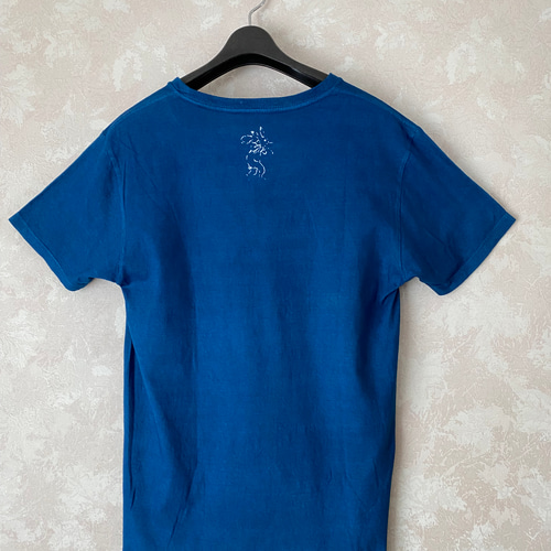 訳あり】藍染めTシャツ(鳥獣戯画) Tシャツ GOODWAY 通販｜Creema(クリーマ)