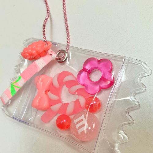 ゆめかわ ファンシー ガチャ詰めポーチ じゃらじゃらキーホルダー 