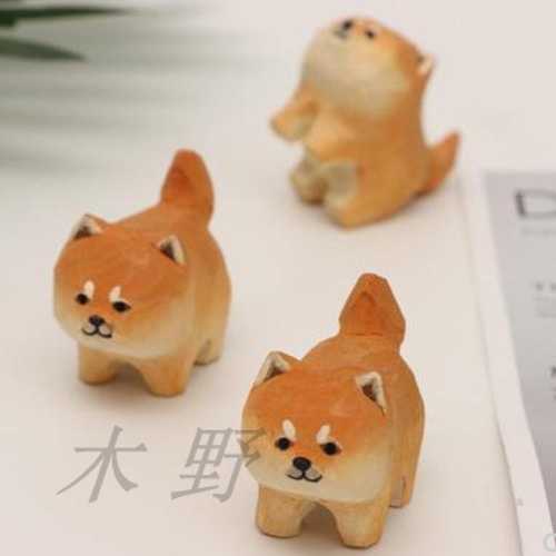 美術品 高品質 犬 彫刻工芸品 置物 その他置物 木野 通販