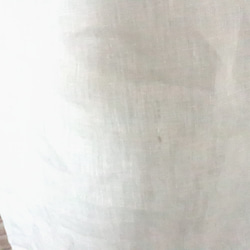 【M～５L・３サイズ】リネン100％　速乾　タンクトップ　ホワイト　カラーリネン9色からも選べます　プチオーダーOK 13枚目の画像