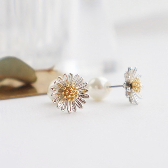 【おトク】 デイジーflower ピアス（スタッド・一粒 ピアス/イヤリング ピアス