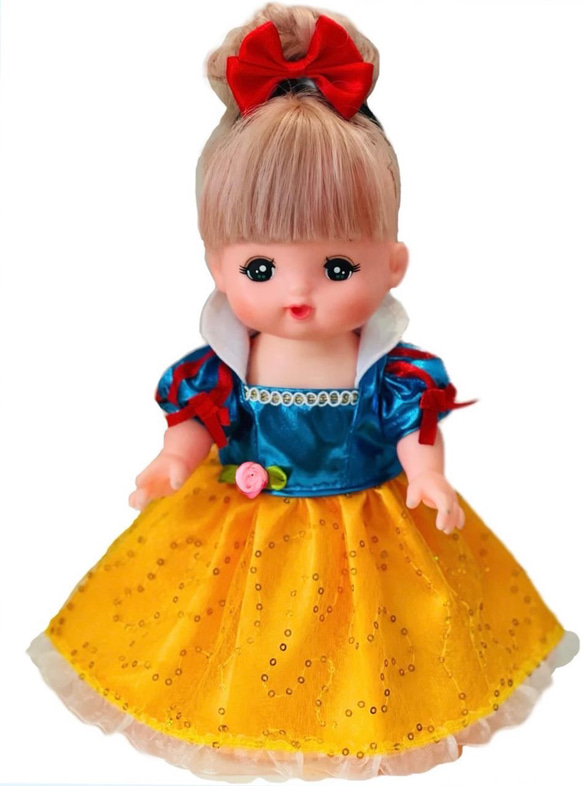 ✨新品同様希少Ｌ❣✨セレブ〜女優襟✨フンワリカワイイ〜プリンセスドレス型ダウン✨ 25cm 26cm人形着せ替え洋服 キラキラプリンセスドレス服 可愛い
