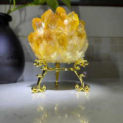 天然石 水晶クラスター 台座付き インテリア 置物 浄化 玄関飾り部屋