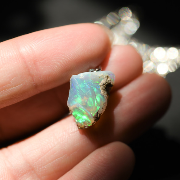 [062 Opal Fest 2023] 蛋白石礦物項鍊天然石材配件 第5張的照片
