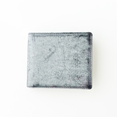 FRETTAG ホワイト　グレー　 二つ折り財布 二つ折り財布 / FUJITAKA（フジタカ）公式 / ブライドルレザー