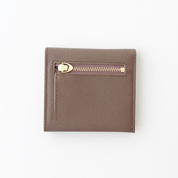 ［ボントーノレザー］　薄型二つ折り財布 [ESP-6692]トープ トープ