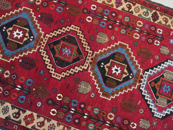 部落地毯展]波斯地毯Baluchi Kashkri Bakht客廳187x110cm NT17000 第7張的照片