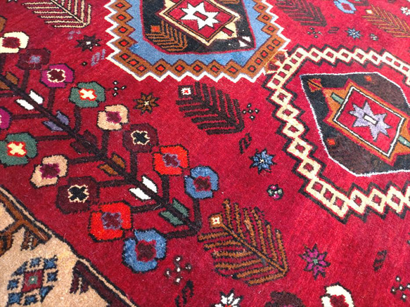 部落地毯展]波斯地毯Baluchi Kashkri Bakht客廳187x110cm NT17000 第10張的照片