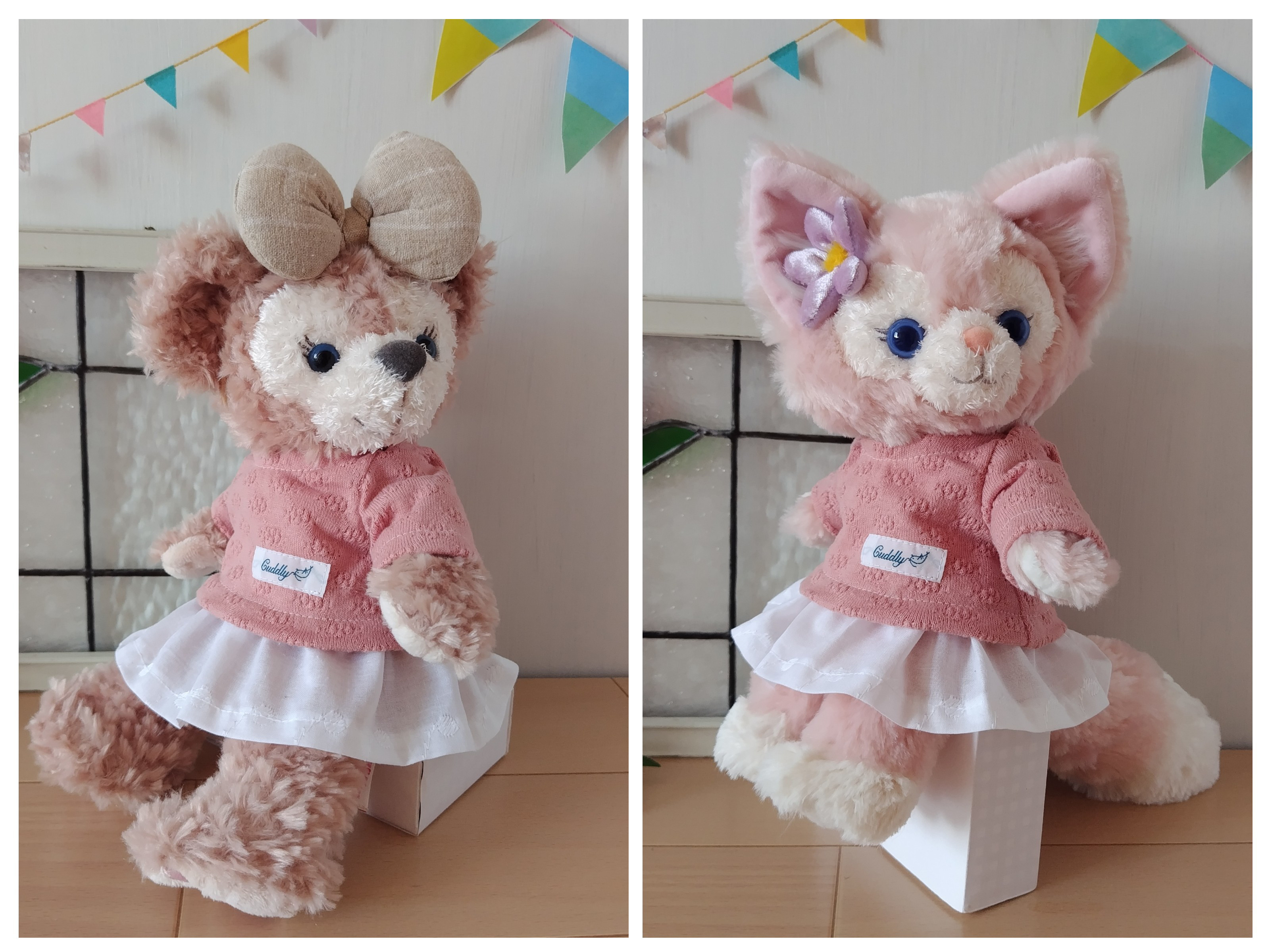 ダッフィー - シェリーメイ  ポーチ♡リメイク♡ダッフィー 受注制作☆ダッフィー・シェリーメイ【ポーチ】リーナベル