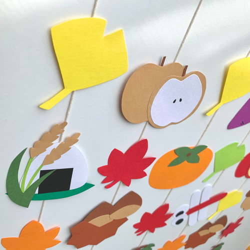 秋の実りガーランド