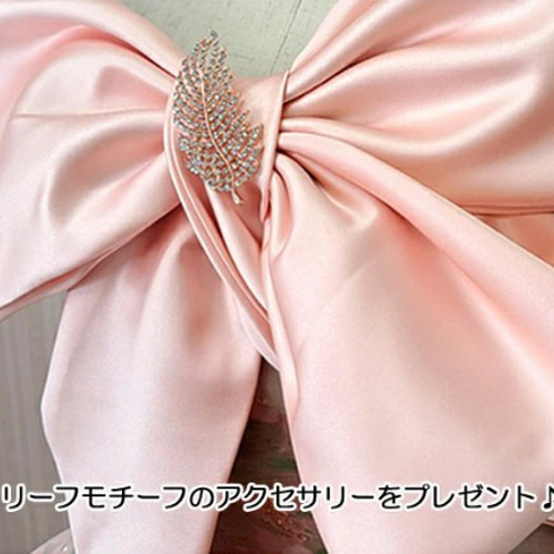 カラードレス ウェディングドレス 結婚式 ピンク 花嫁衣裳 演奏会