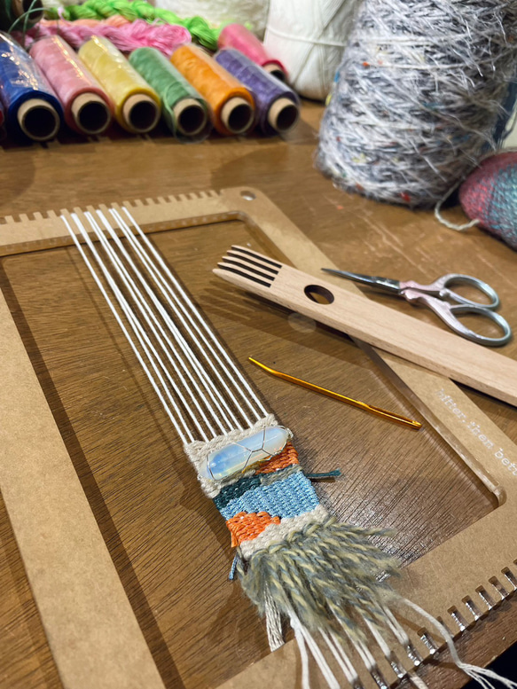 客製 梭織礦石設計頸飾   Weaving with Ore Necklace  *CUSTOM MADE 第3張的照片