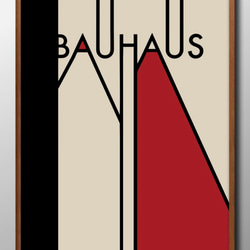 12940　ポスター　絵画　A3サイズ『BAUHAUS　バウハウス』アート　イラスト　デザイン　上級マット紙　北欧 1枚目の画像