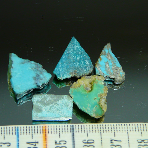 30529-1 ターコイズ原石 ☆着色無し☆ 透明スタビライズド