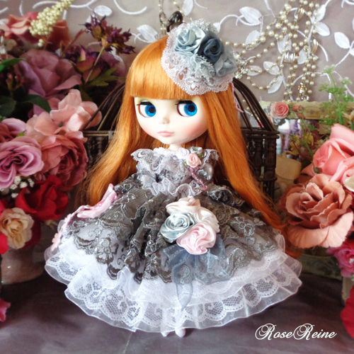 ロリータロマンス 夢見る乙女のエンジェルグレーボリュームフリル