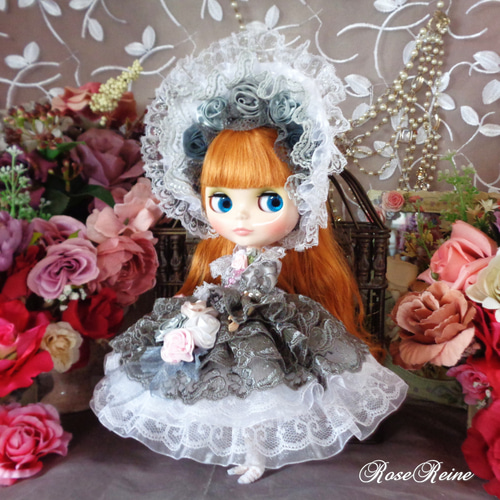 ロリータロマンス 夢見る乙女のエンジェルグレーボリュームフリル