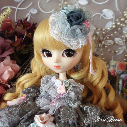 ロリータロマンス 夢見る乙女のエンジェルグレーボリュームフリル