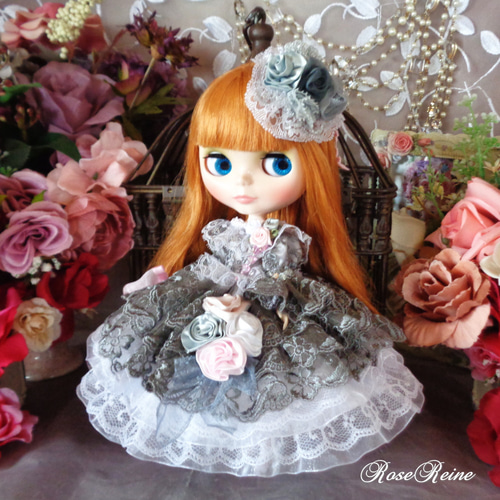 ロリータロマンス 夢見る乙女のエンジェルグレーボリュームフリル