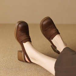 女士真皮鞋獨特鞋涼鞋高跟鞋 22 厘米-25 厘米 #773⭐免運費⭐ 第3張的照片