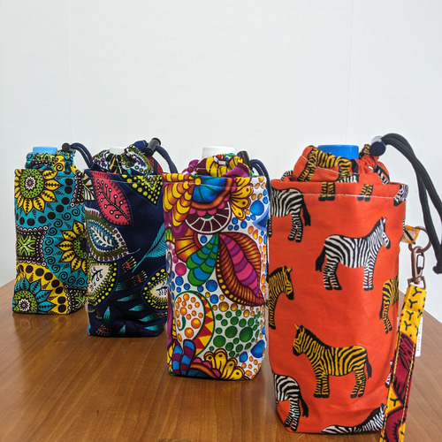 アフリカ布 ペットボトルホルダー ペットボトルカバー 保冷 その他