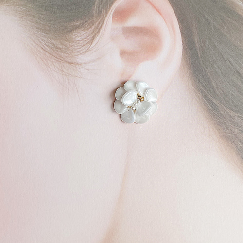 MINAMO 正規品 K10/K18 シュガーローフカット ピアス MINAMO