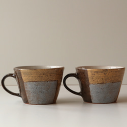 茶×オレンジ　150ｃｃ　マグカップ 6枚目の画像