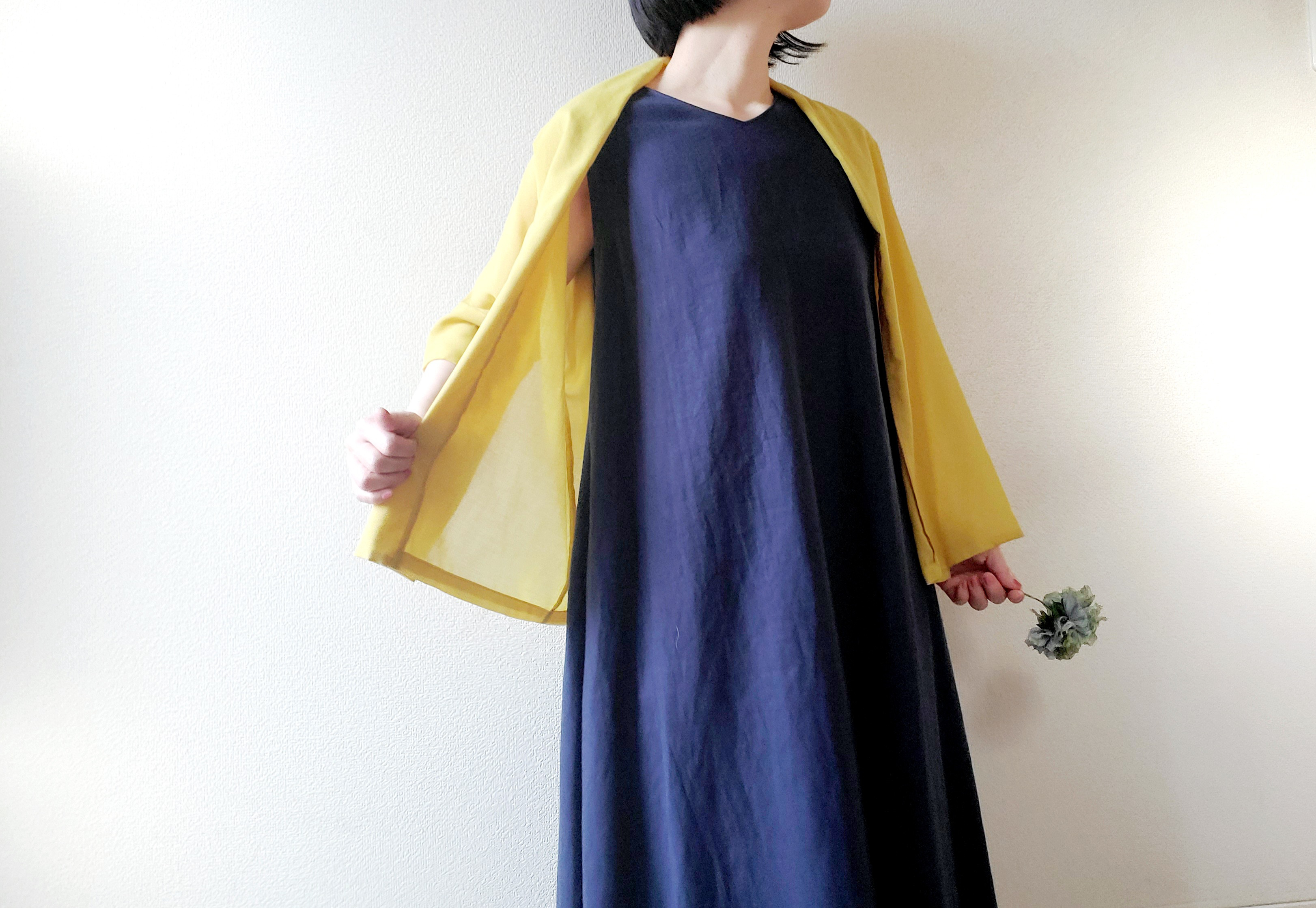 【風が通る服】日よけ冷房対策にも◎さらりと軽くて心地よい　シアーカーディガン　二の腕カバー　透けすぎず上品に