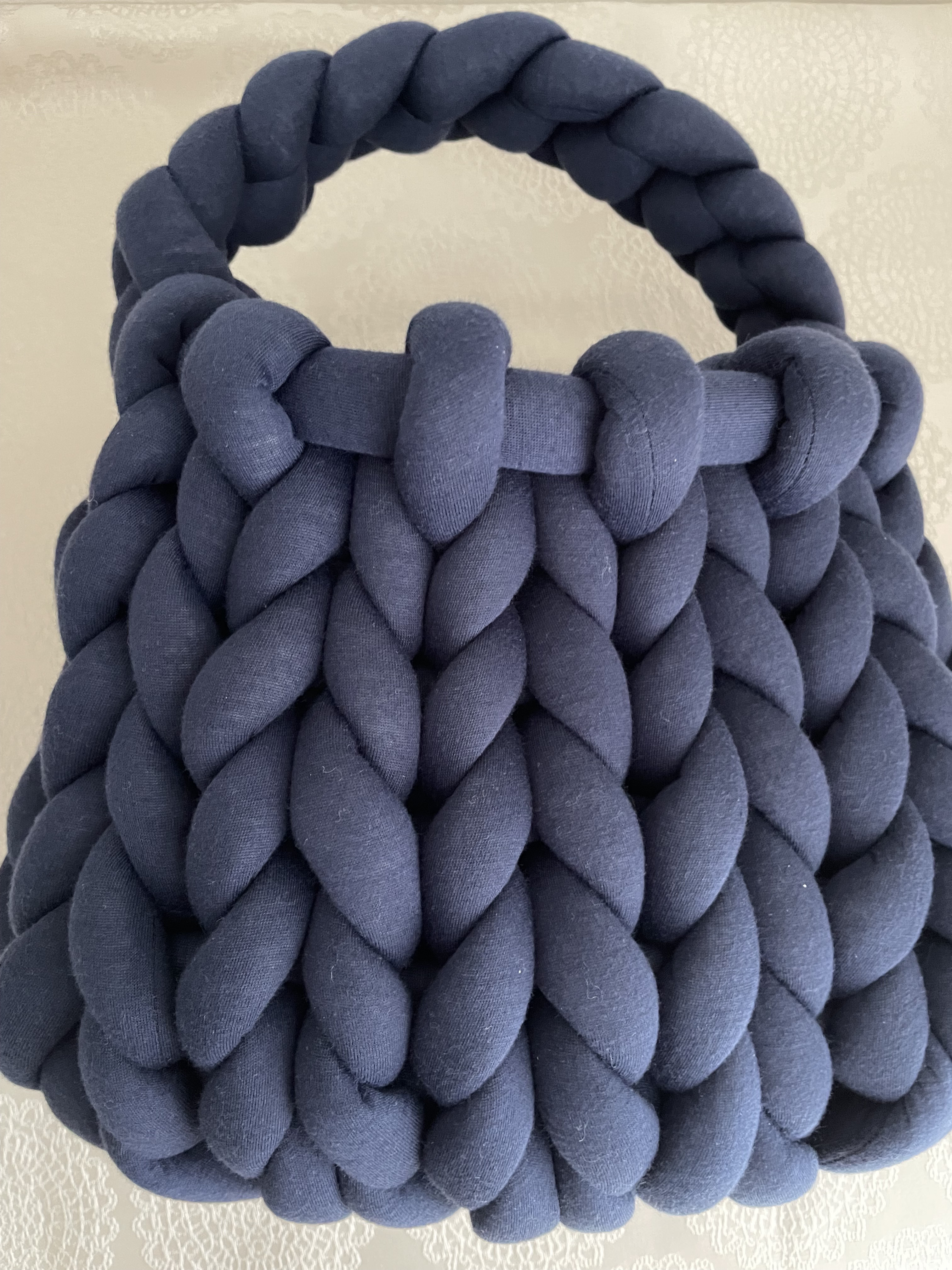 コロンと可愛い♡マンドゥバッグ 【ダークブルー】