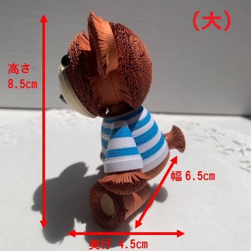 ペーパークイリング くまさん 立体】 その他置物 Megumi 通販