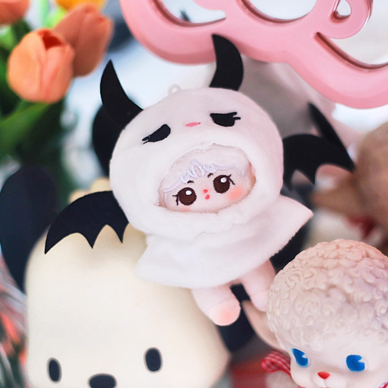 ❤︎ぬい服　着ぐるみ　にじぱぺ　10cm 悪魔　天使　十字架　双子ちゃん❤︎｛A7｝ 10cm】 ぬい服 かわいい 天使と悪魔 エンジェル 着ぐるみ服