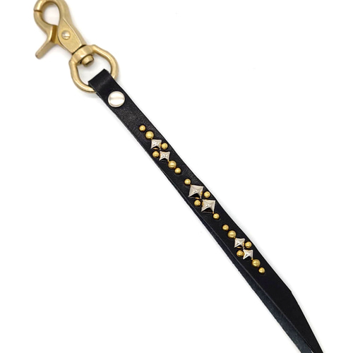 ⑤⑨ レザー キーホルダー スタッズ アメカジ キーホルダー Us