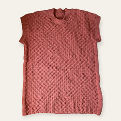 手編みのセーター10 メリノウール100% 2枚目の画像