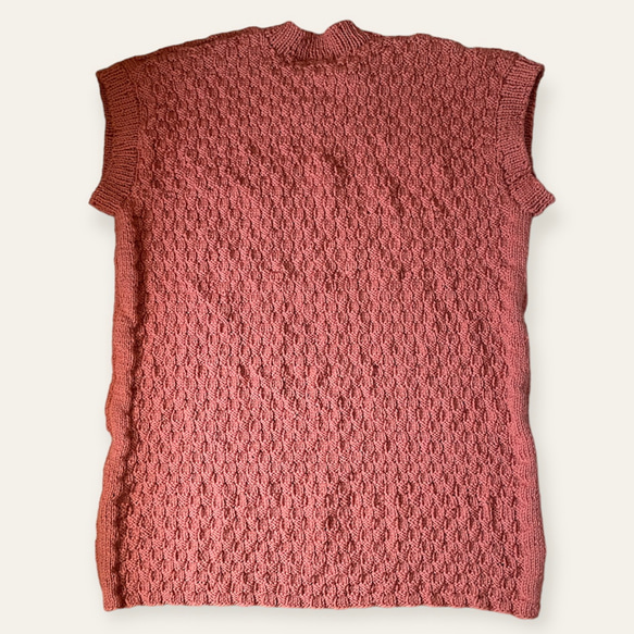 手編みのセーター10 メリノウール100% 3枚目の画像