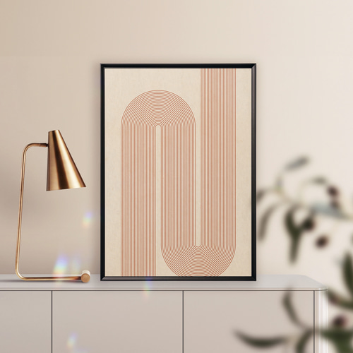 北欧ジャパンディ 【 アートポスター3枚セット ラインアート④