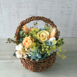 Flower basket (S) -pastel yellow- 3枚目の画像