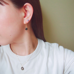 九月誕生石：秋冬棕藍寶石單石項鍊，14kgf，防過敏，生日禮物 第2張的照片