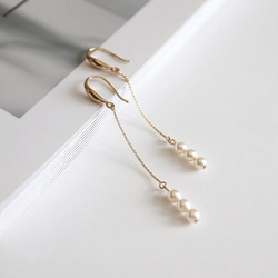 ボツワナアゲート フラワーカービングピアス ボツワナアゲート フラワーカービングピアス